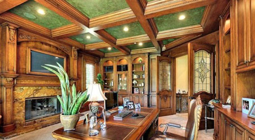Thư viện chủ yếu được thiết kế từ gỗ