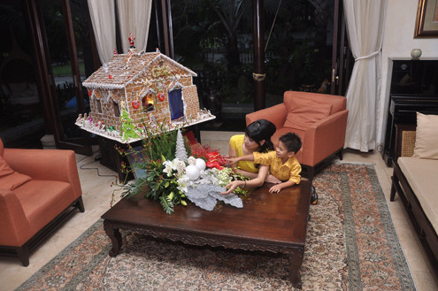 Bận rộn với công việc kinh doanh và tham gia vào các sự kiện văn hóa, giải trí, Hà Kiều Anh vẫn có thể dành hàng giờ để chơi và trò chuyện với con.